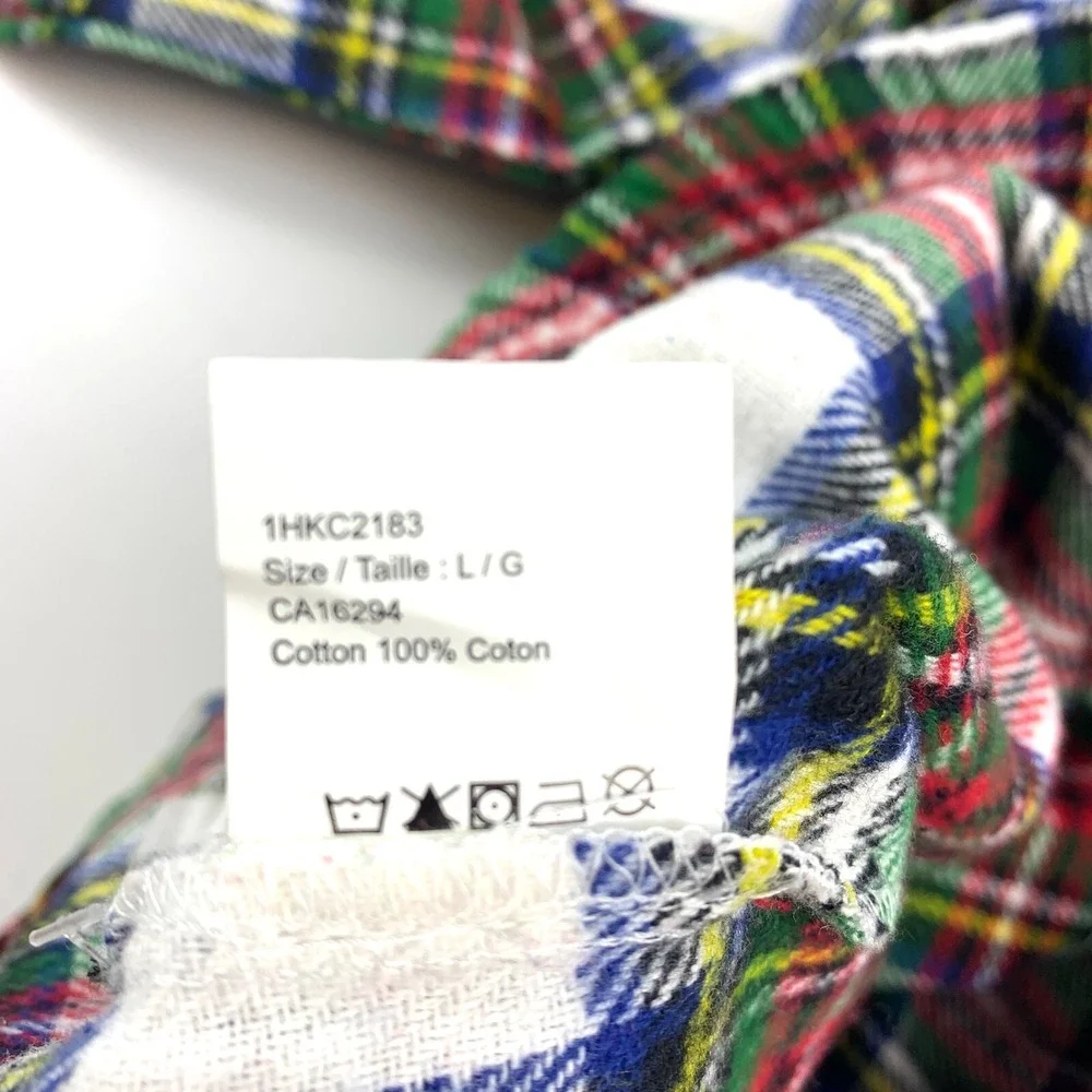Hallmark Channel #1 Fan Plaid‎ 100% Cotton Pajama Pants Unisex Sz L